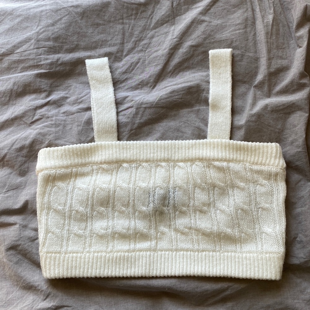 Majorelle Cropped Sweater Tank